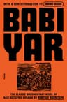 Cover of Babi Yar: A Document in the Form of a Novel